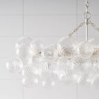 Lunara Bubble Glass Chandelier