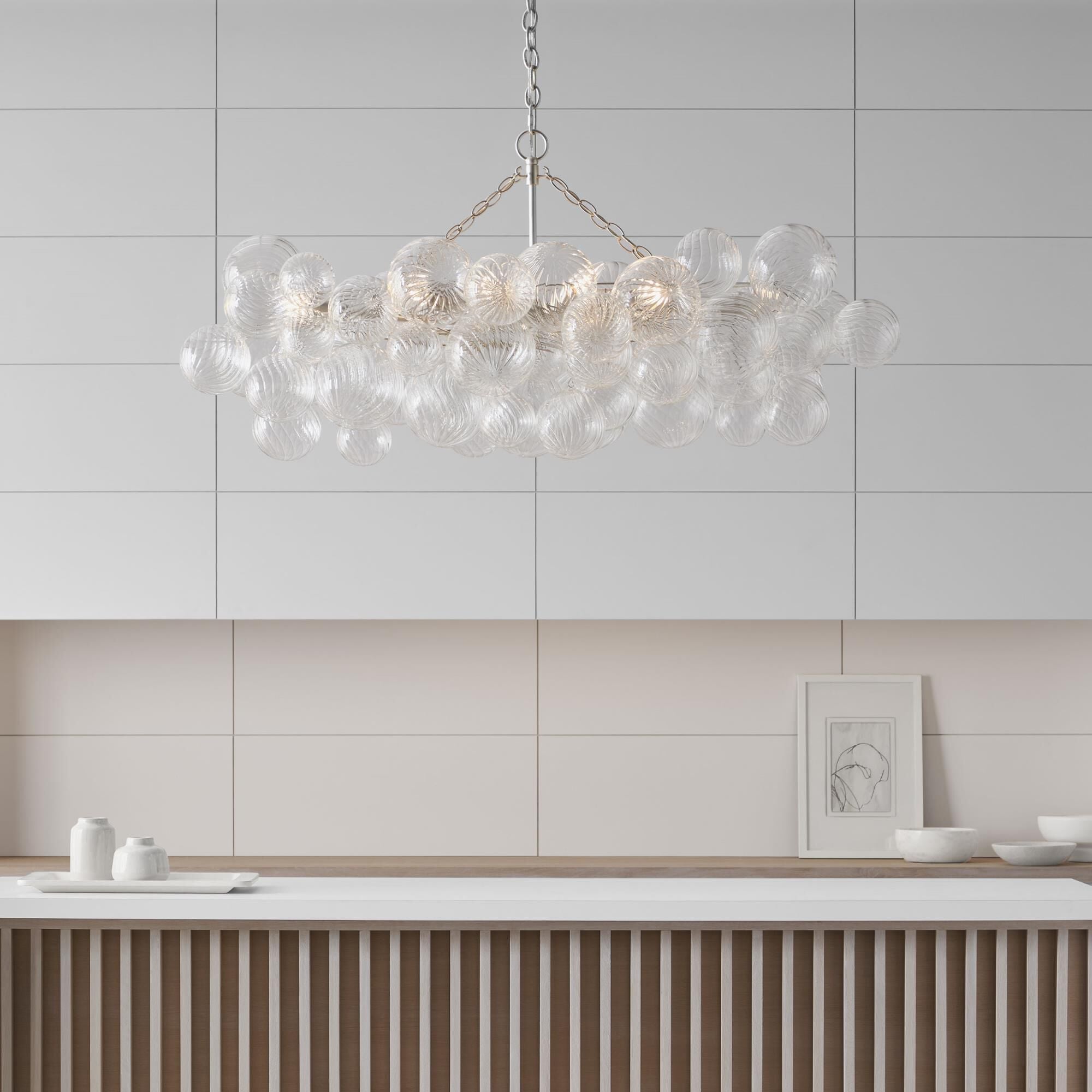 Lunara Bubble Glass Chandelier