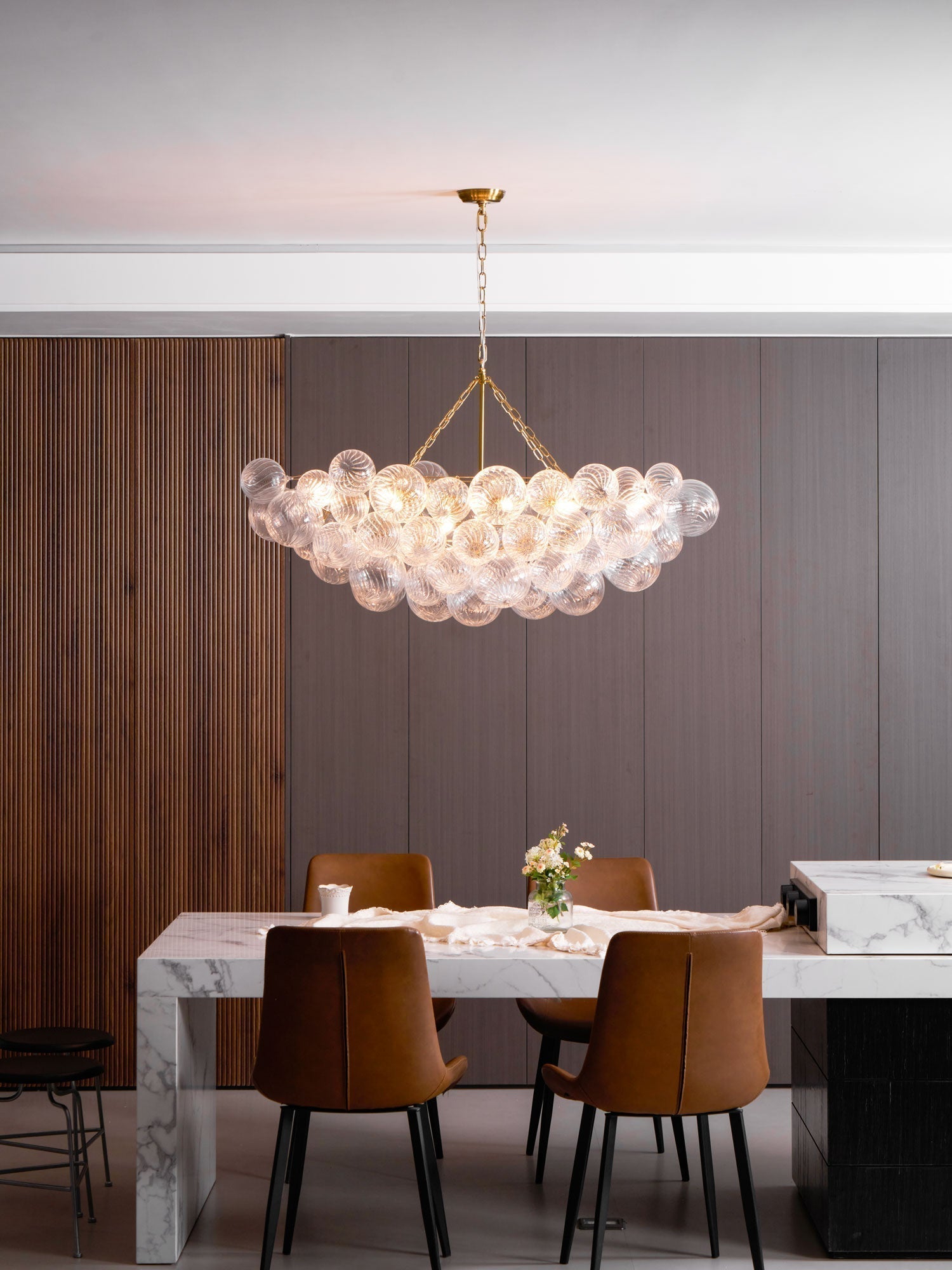 Lunara Bubble Glass Chandelier