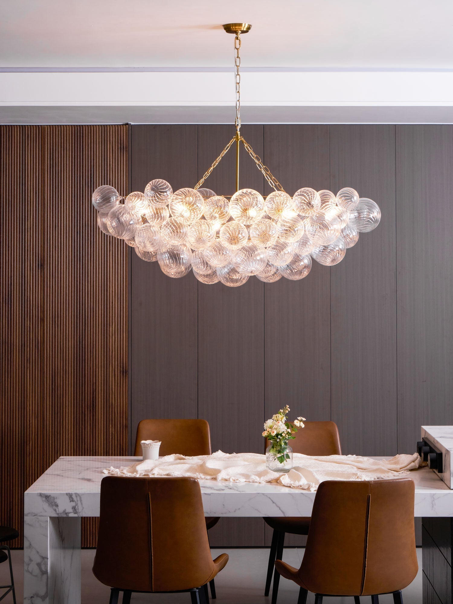 Lunara Bubble Glass Chandelier