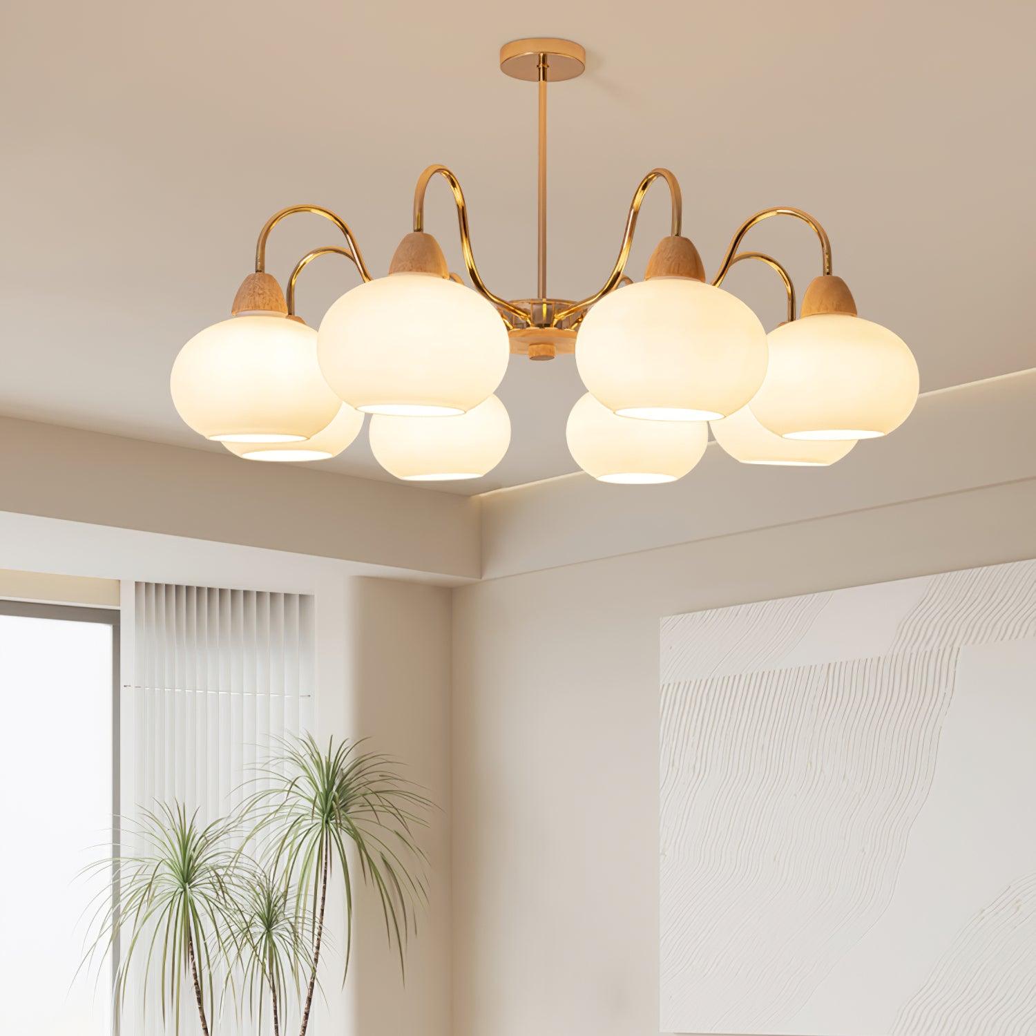 Luminara Glass Chandelier