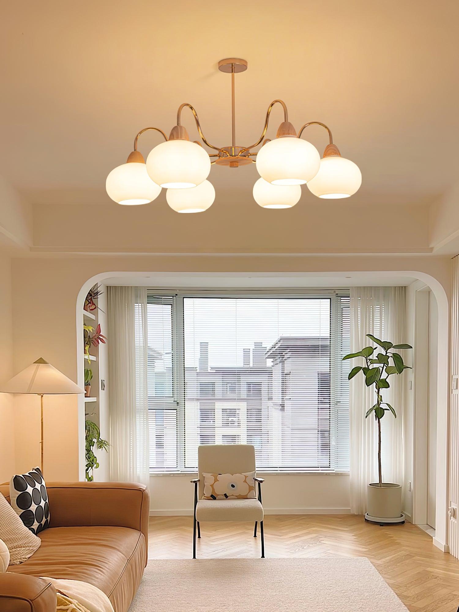 Luminara Glass Chandelier