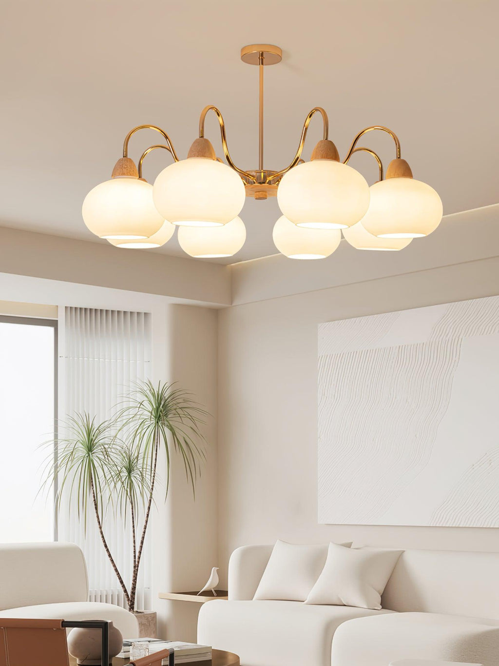 Luminara Glass Chandelier