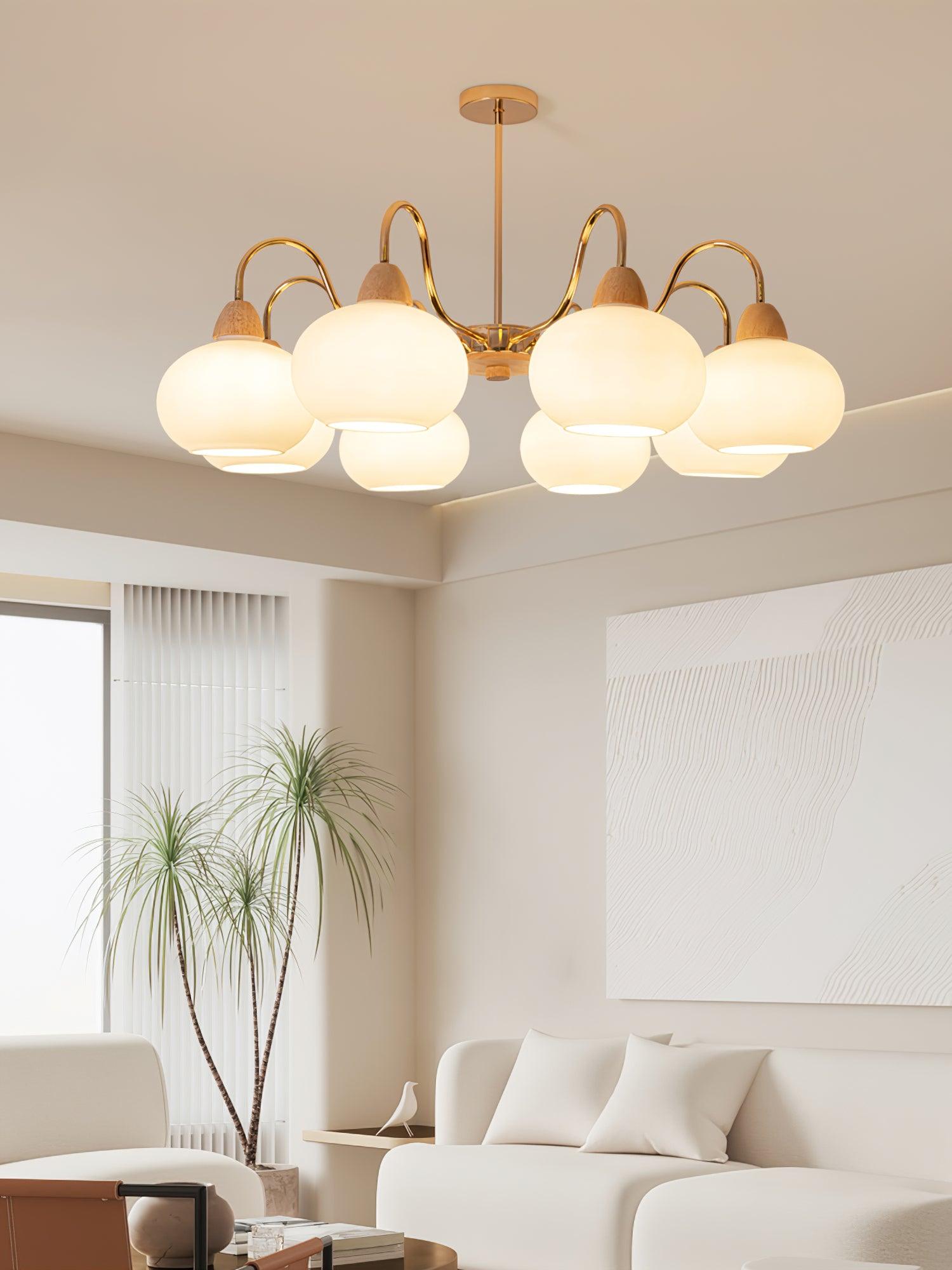 Luminara Glass Chandelier
