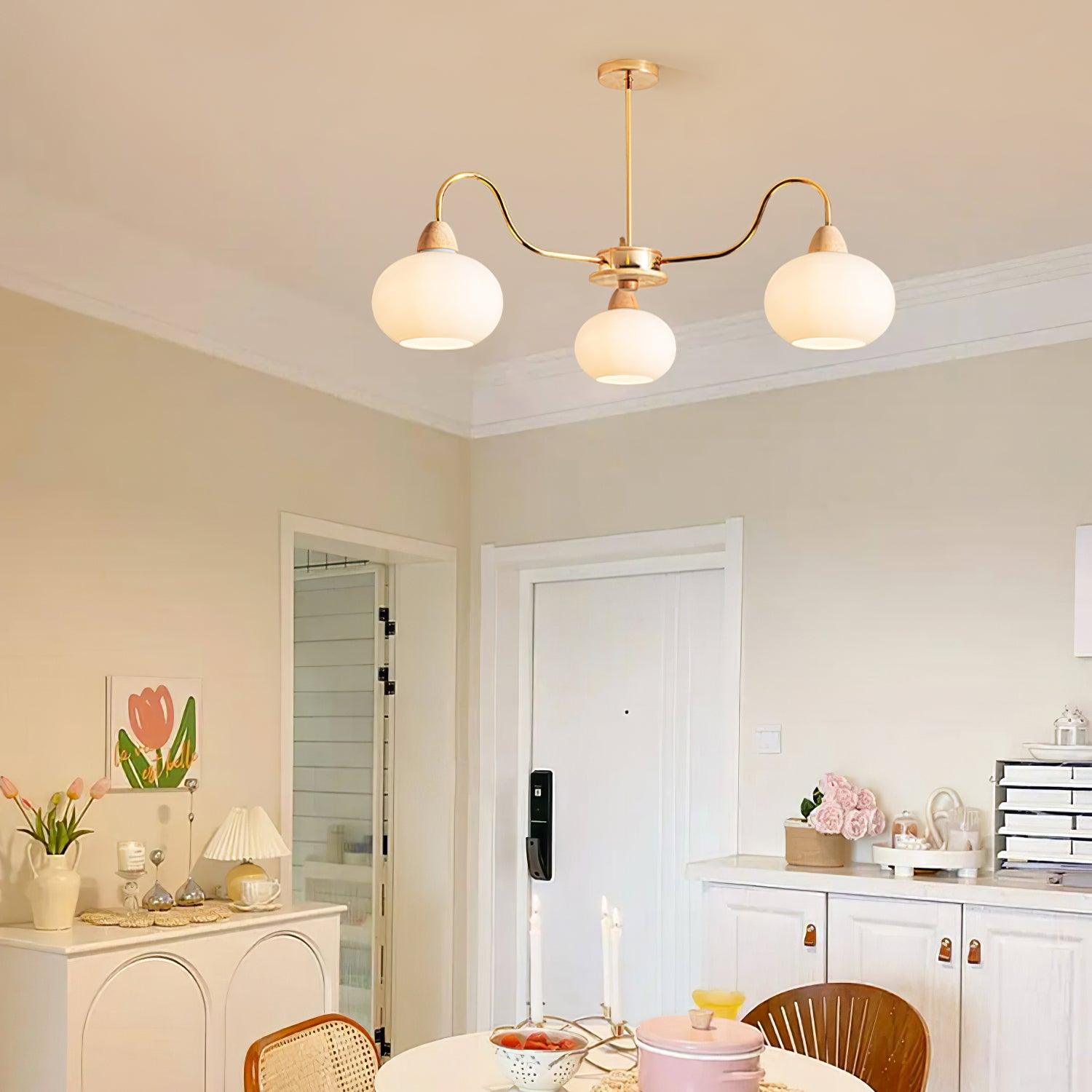 Luminara Glass Chandelier
