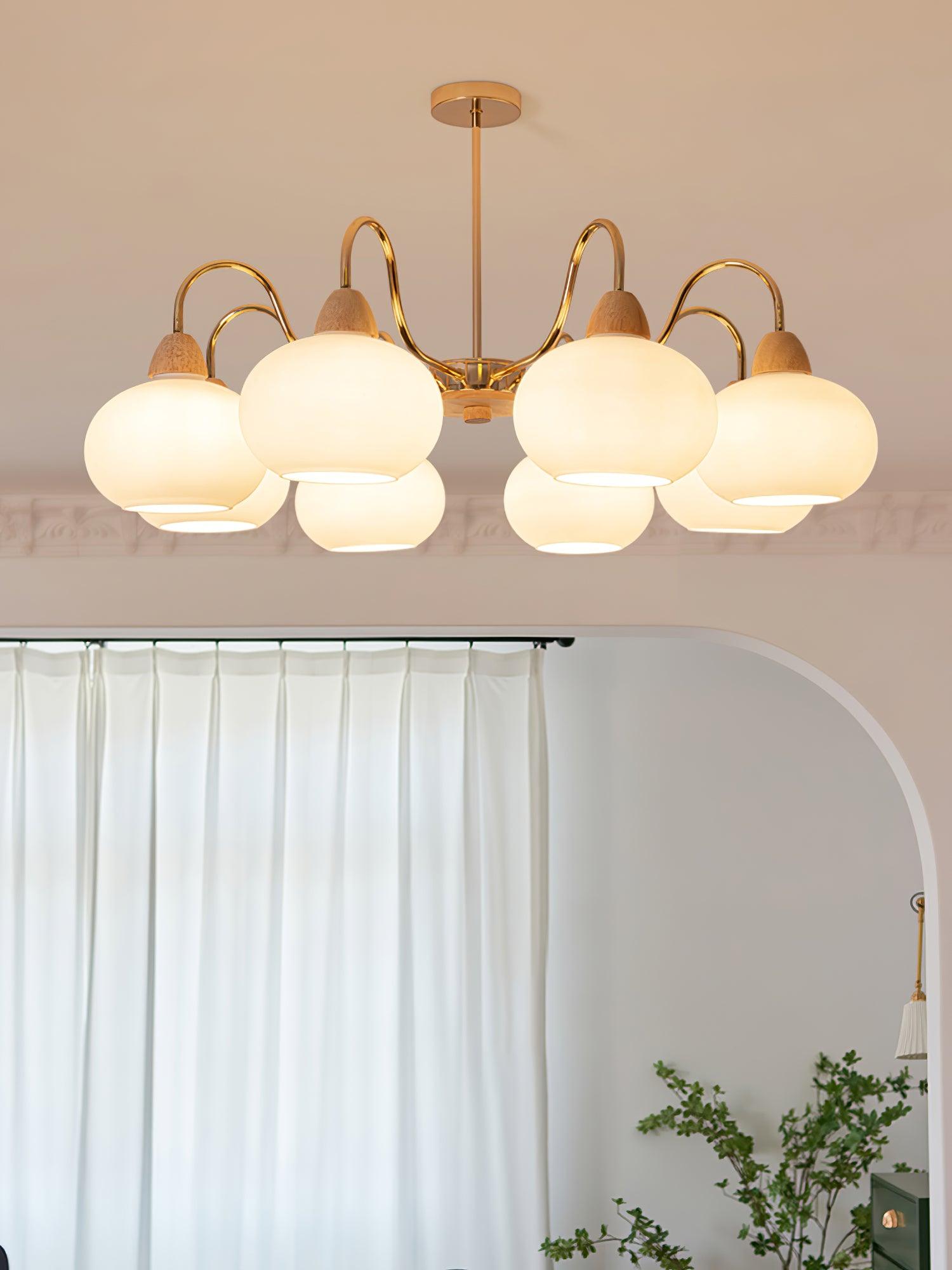 Luminara Glass Chandelier