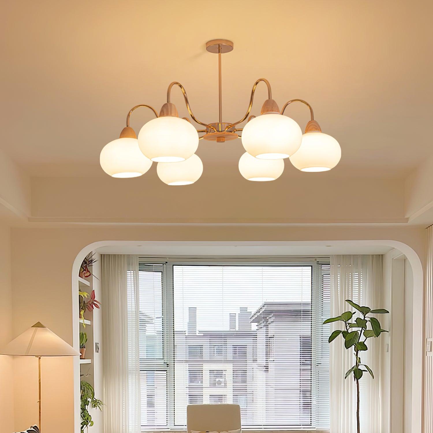 Luminara Glass Chandelier