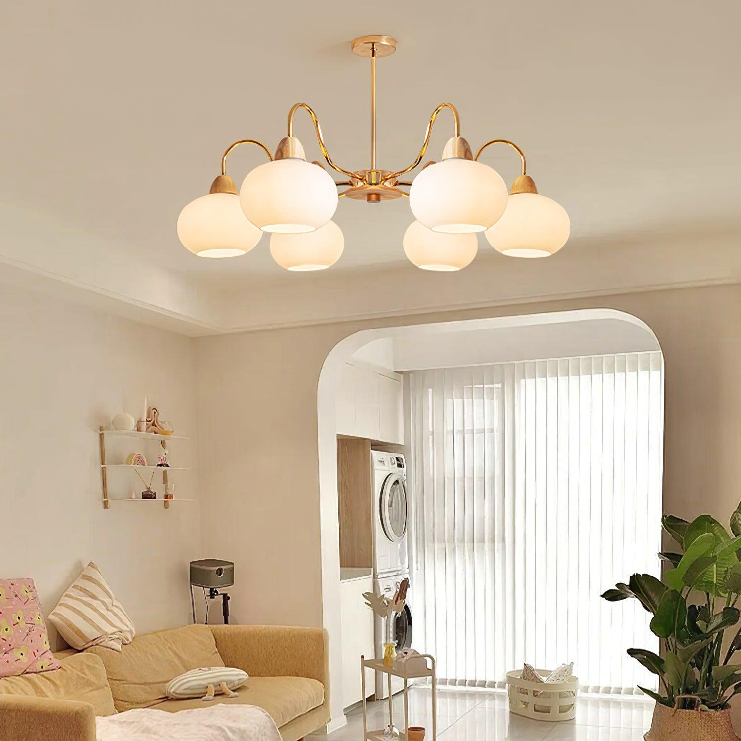 Luminara Glass Chandelier