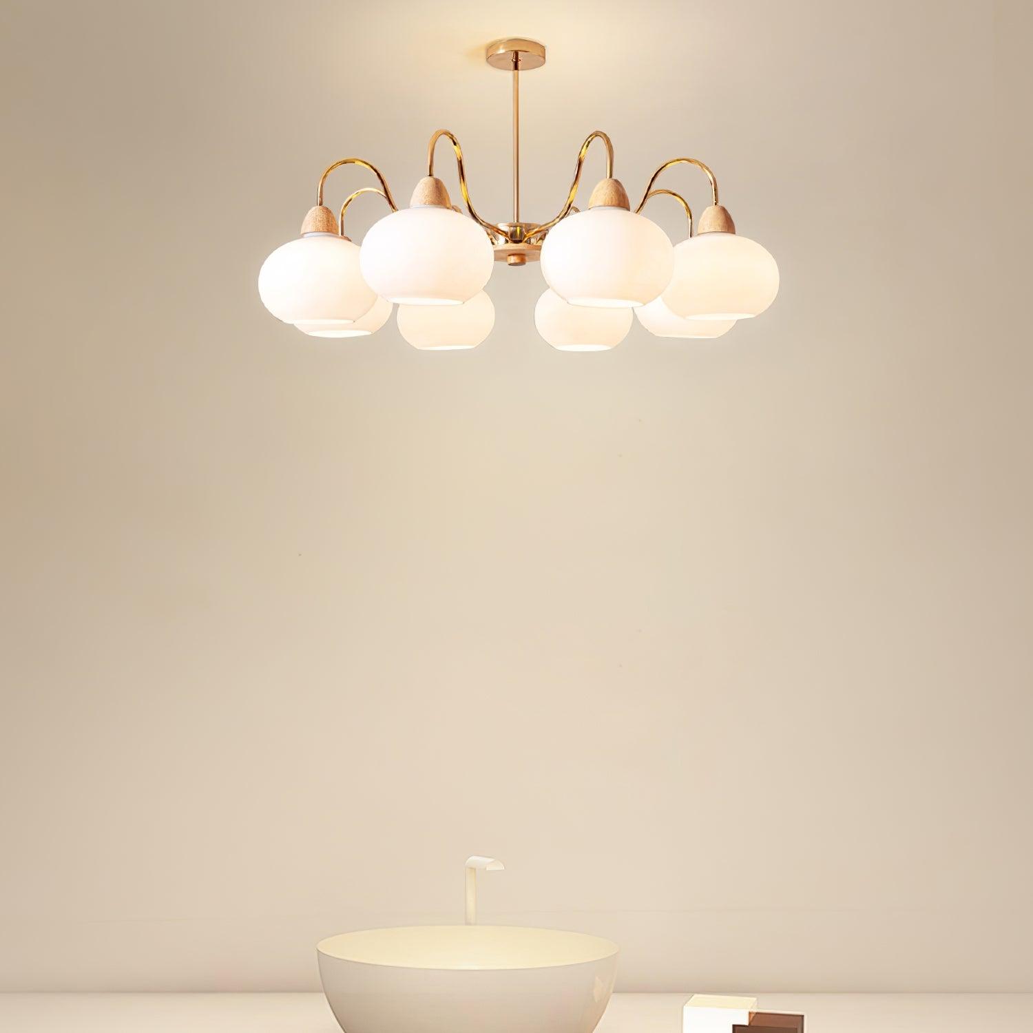 Luminara Glass Chandelier