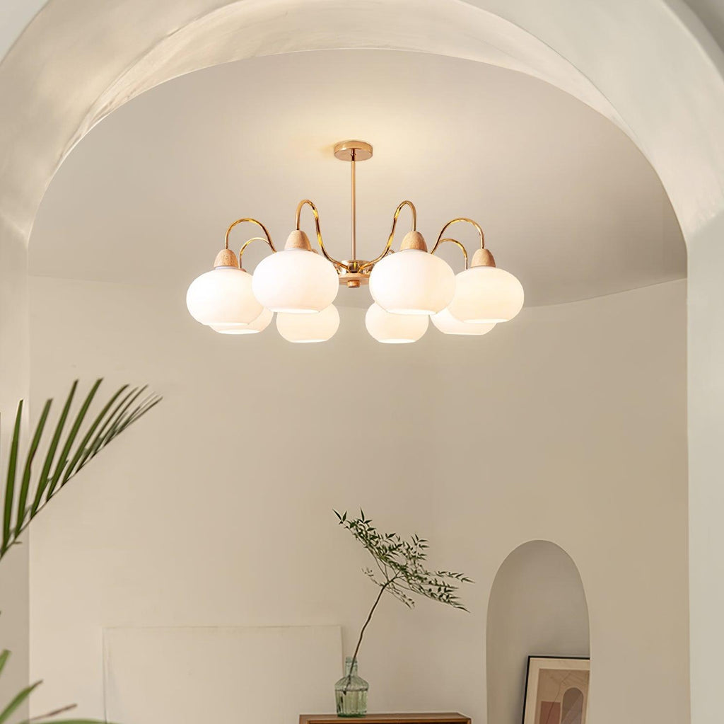 Luminara Glass Chandelier