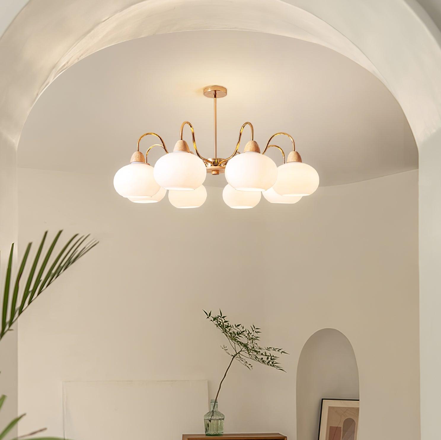Luminara Glass Chandelier