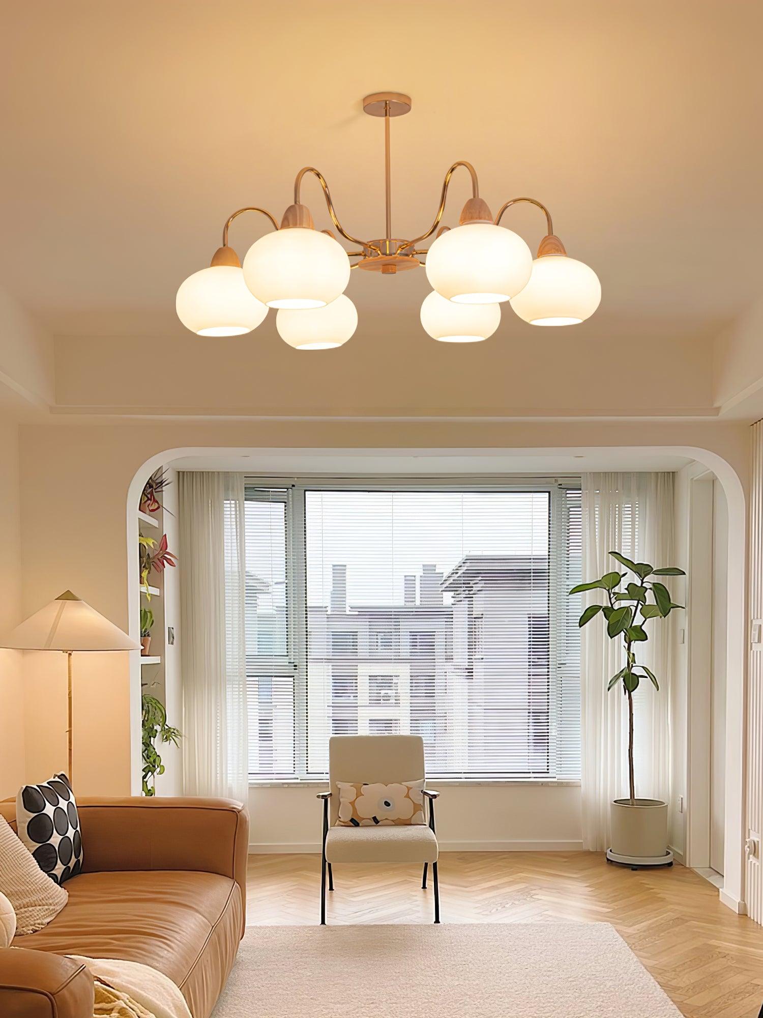 Luminara Glass Chandelier