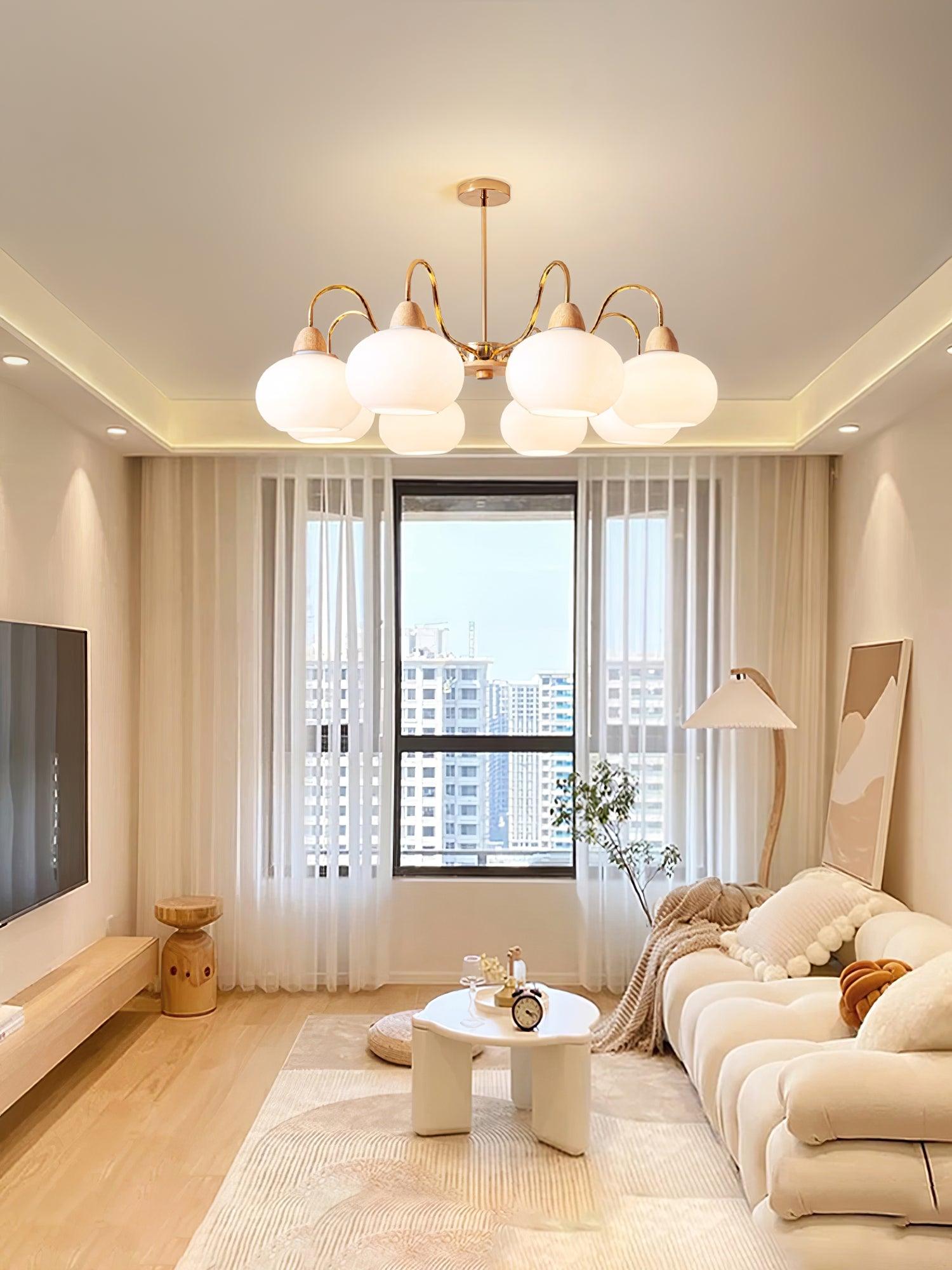 Luminara Glass Chandelier