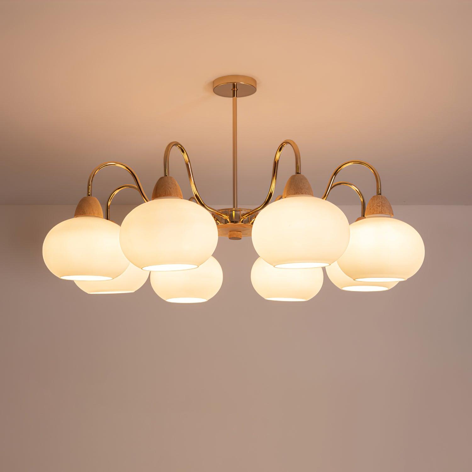 Luminara Glass Chandelier