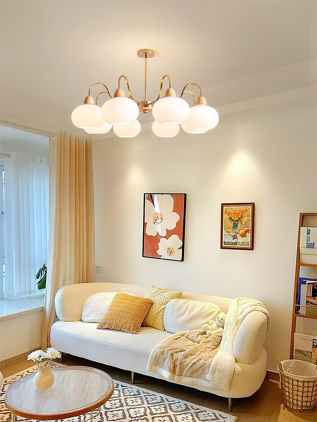 Luminara Glass Chandelier