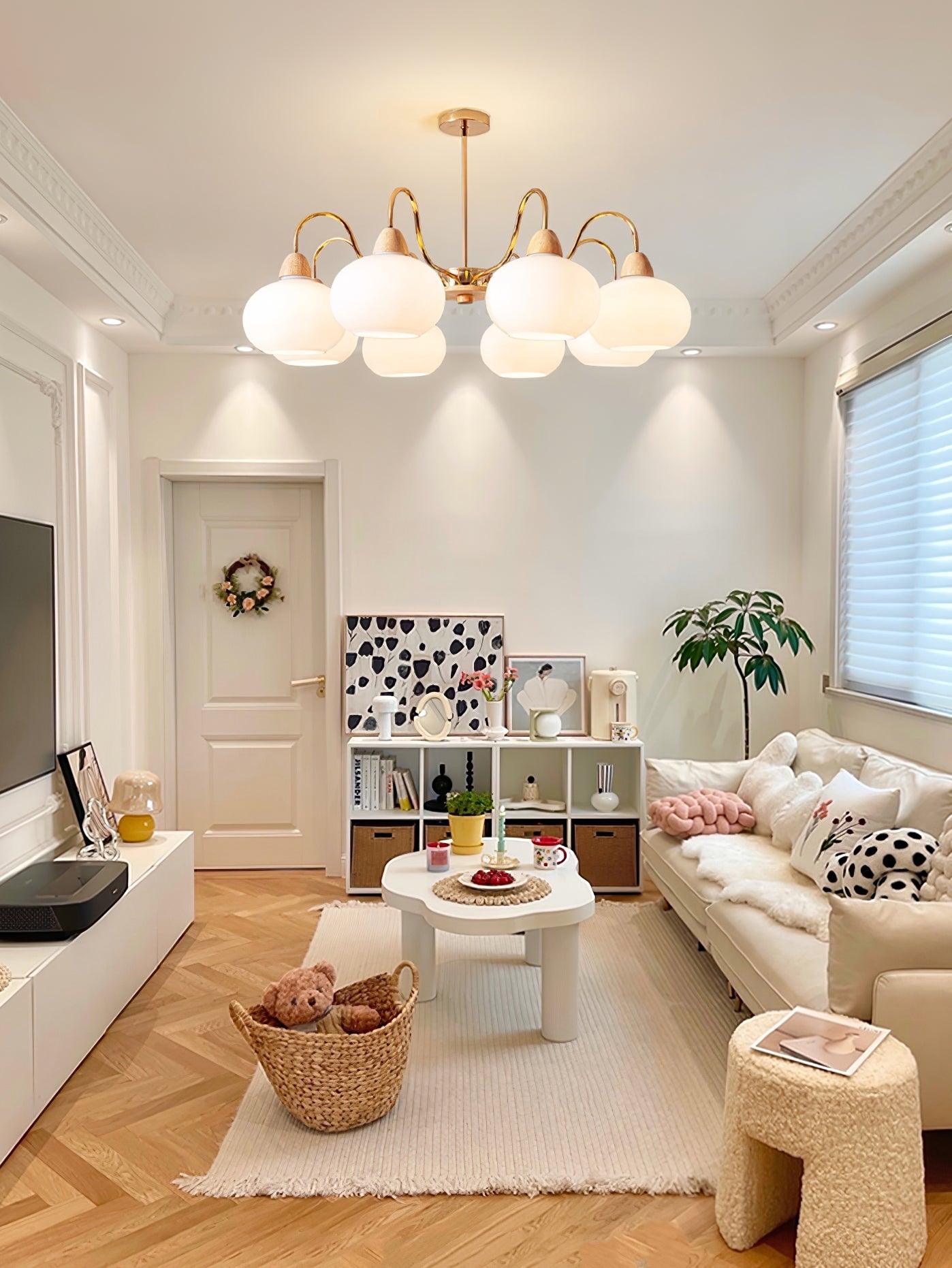 Luminara Glass Chandelier