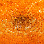 Aurelios Amber Drum Chandelier