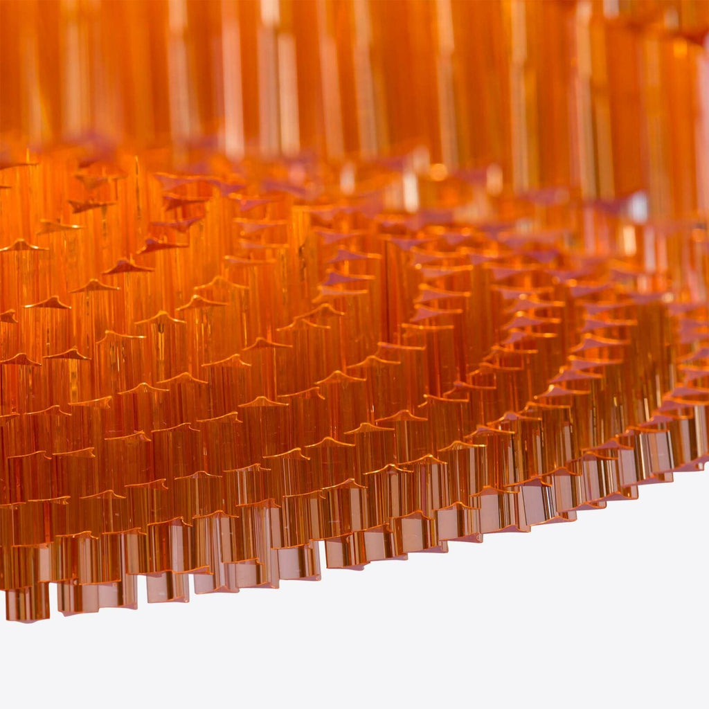 Aurelios Amber Drum Chandelier