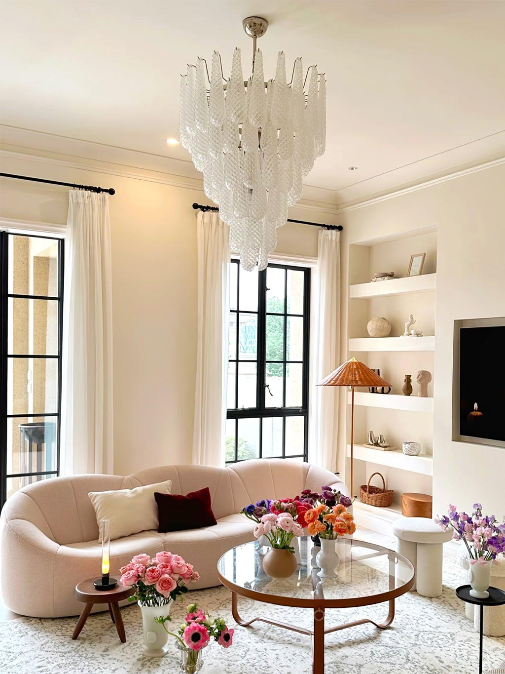 Lumivara Murano Glass Chandelier