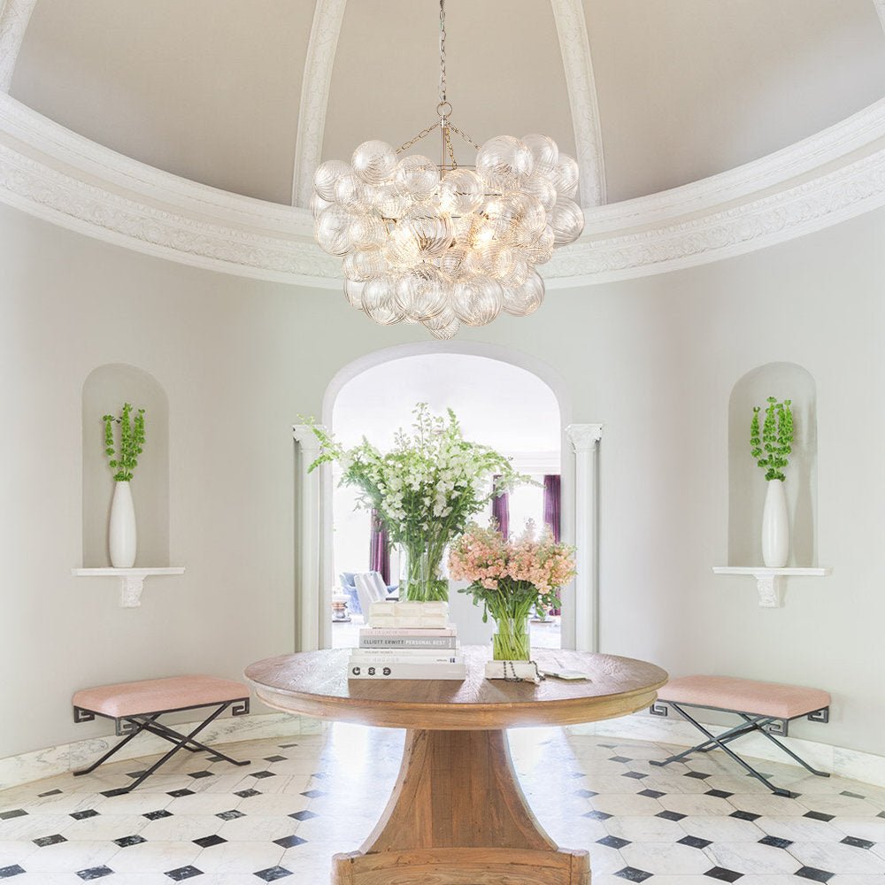 Lunara Bubble Glass Chandelier