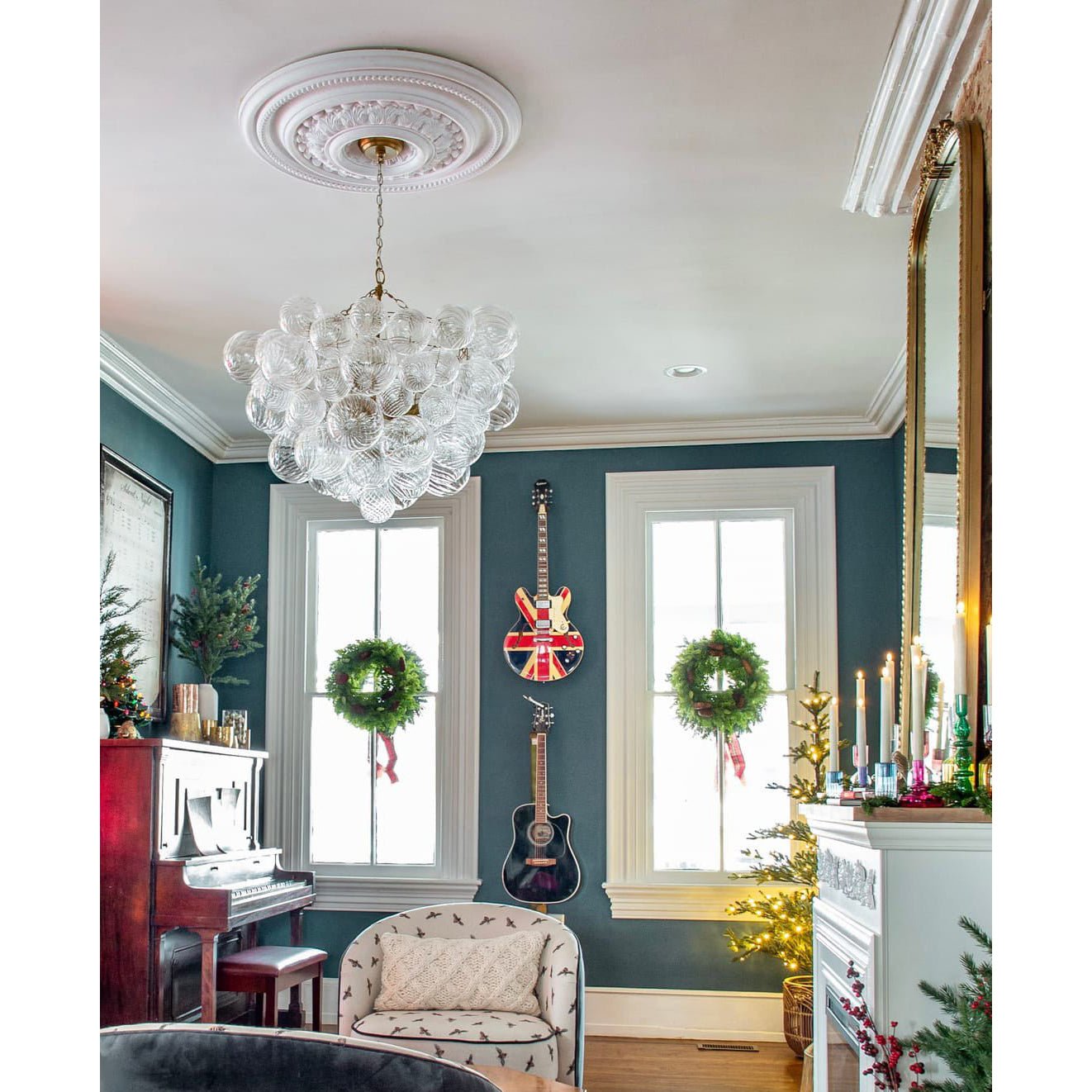 Lunara Bubble Glass Chandelier