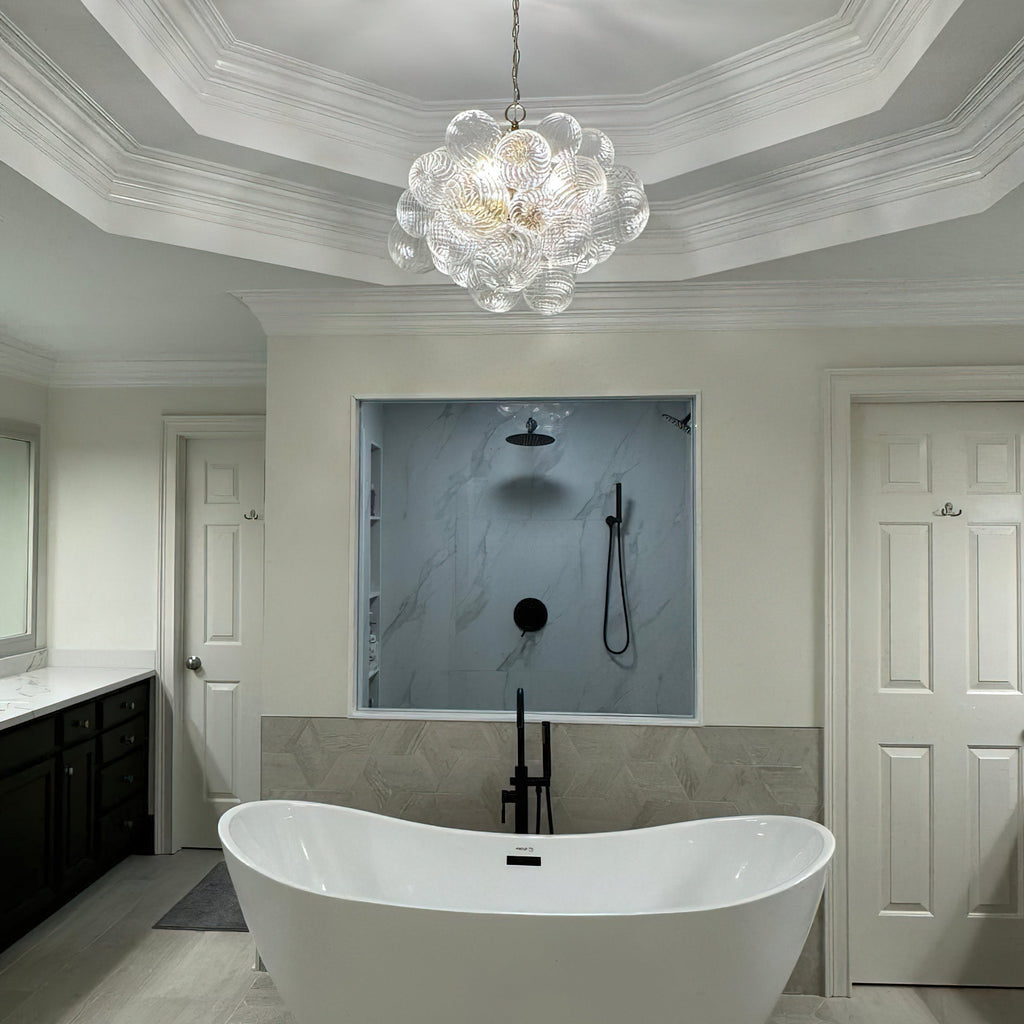Lunara Bubble Glass Chandelier