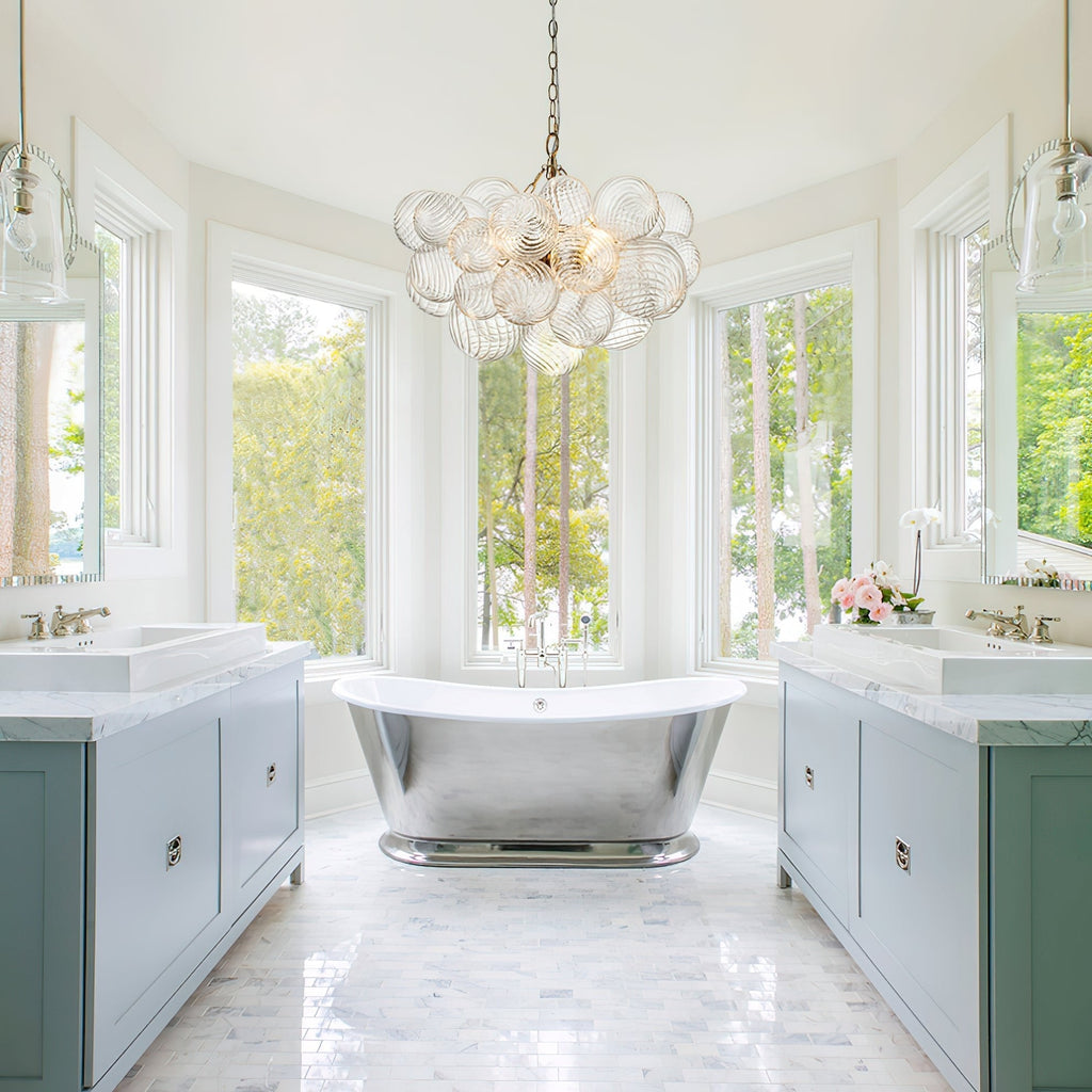 Lunara Bubble Glass Chandelier