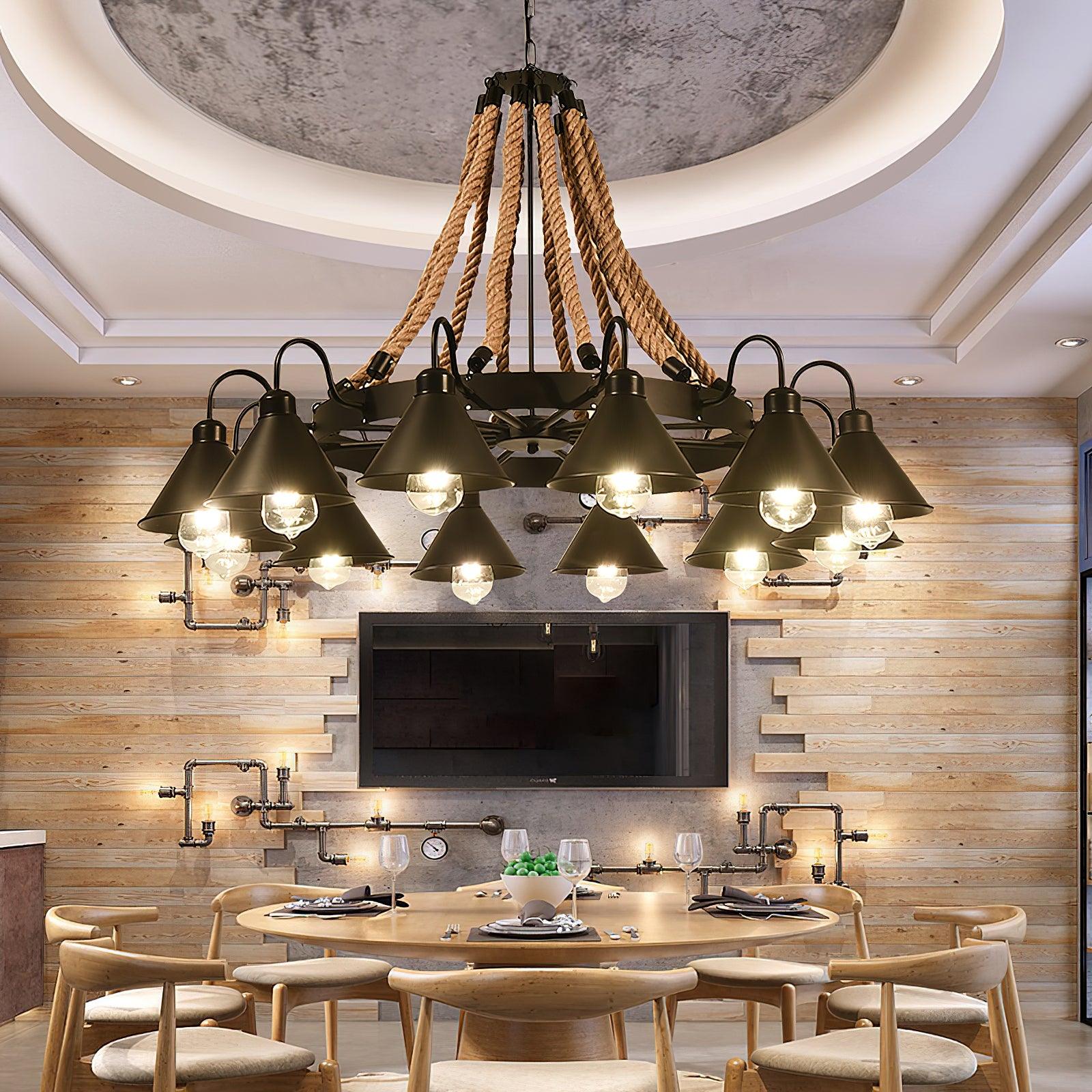 Rustic Charm Chandelier