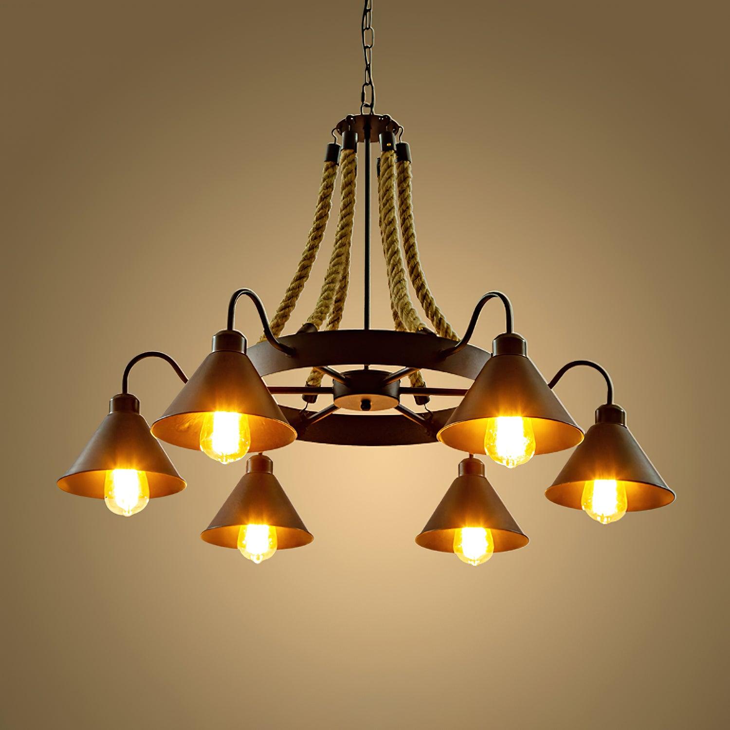 Rustic Charm Chandelier