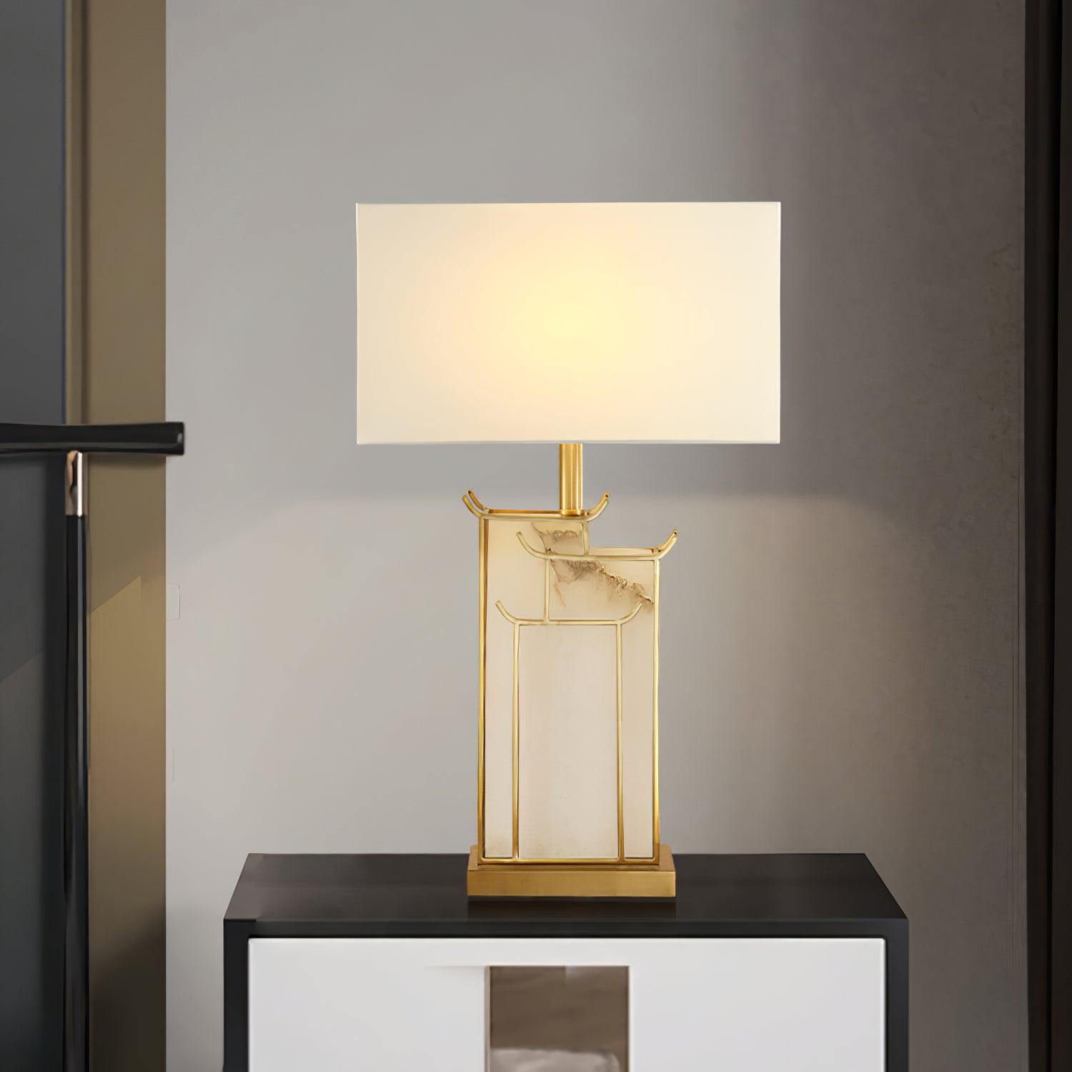 Nysira Rectangular Table Lamp