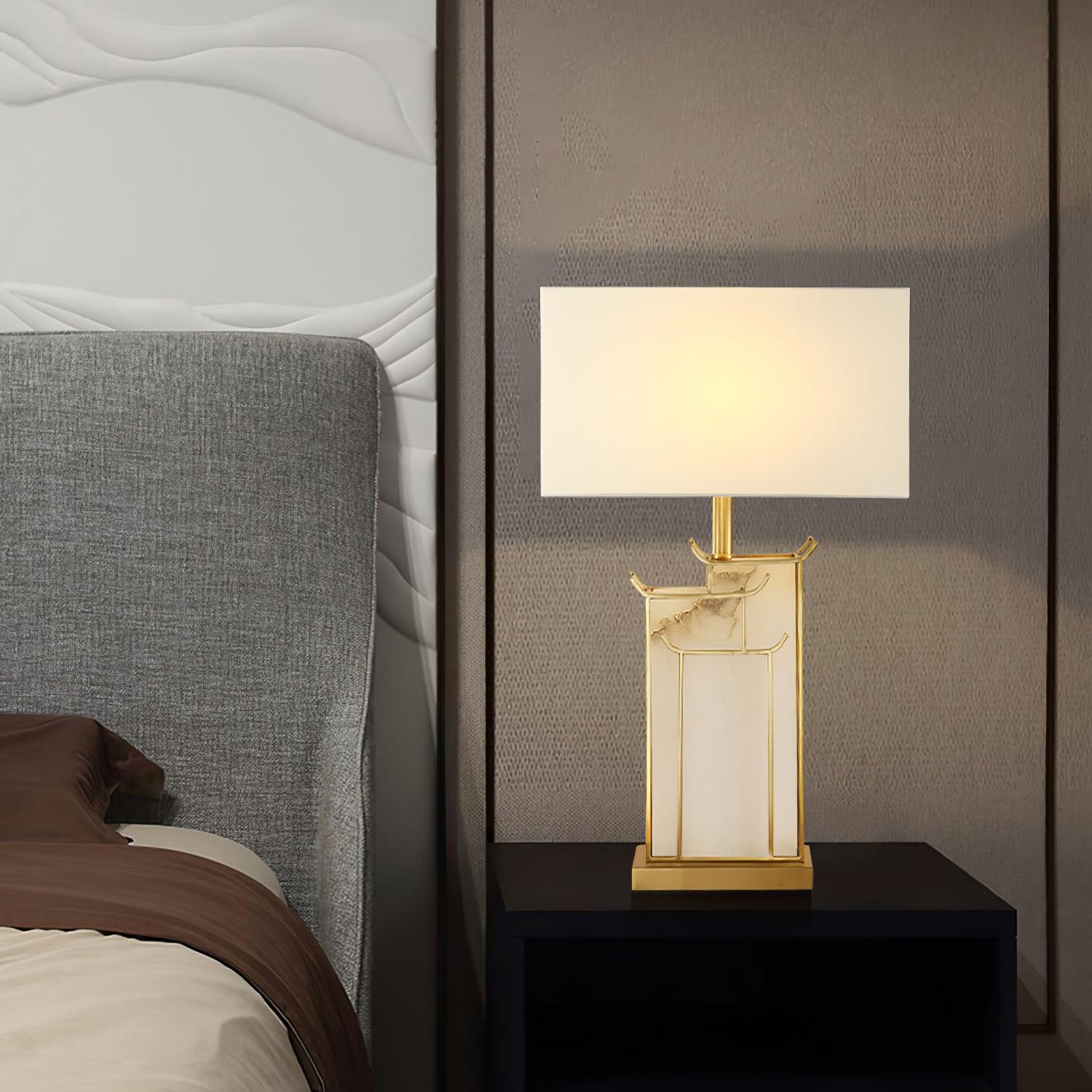 Nysira Rectangular Table Lamp