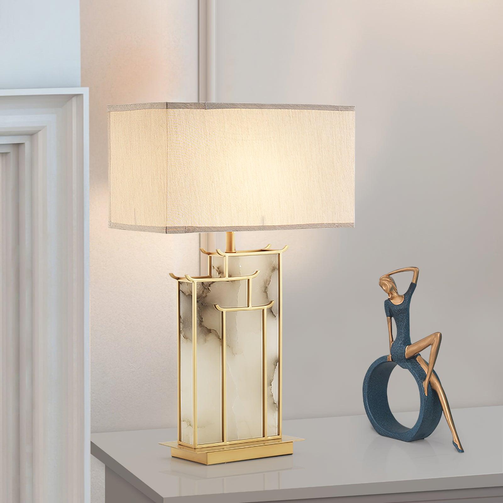 Nysira Rectangular Table Lamp