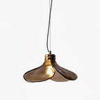 Zephyr Brass Glass Pendant