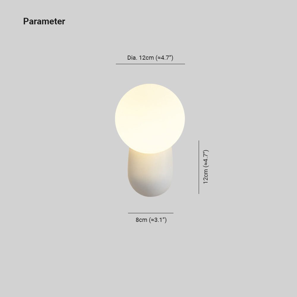 Liora Resin & Glass Wall Lamp