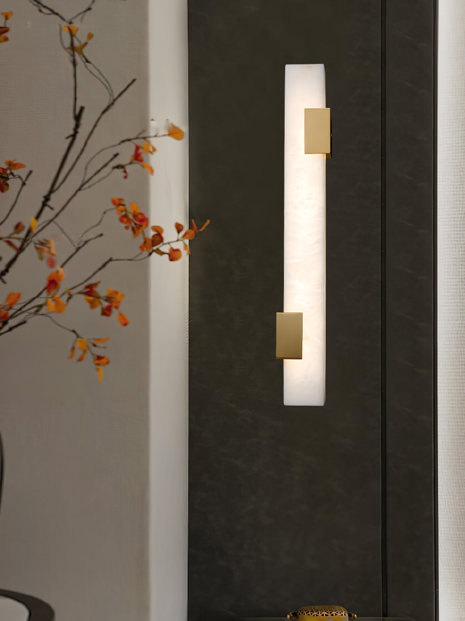 Selene Linear Alabaster Glow