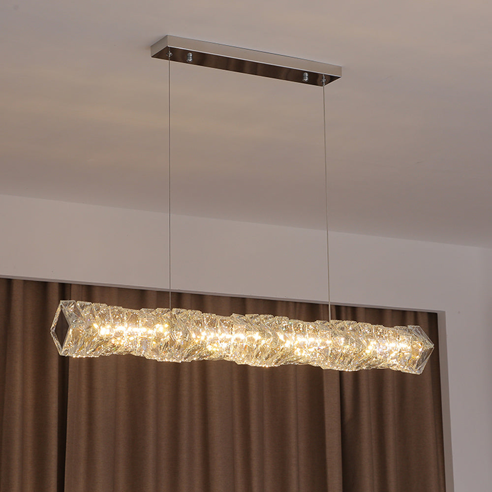 Crystal Radiance Pendant Light Stainless Steel