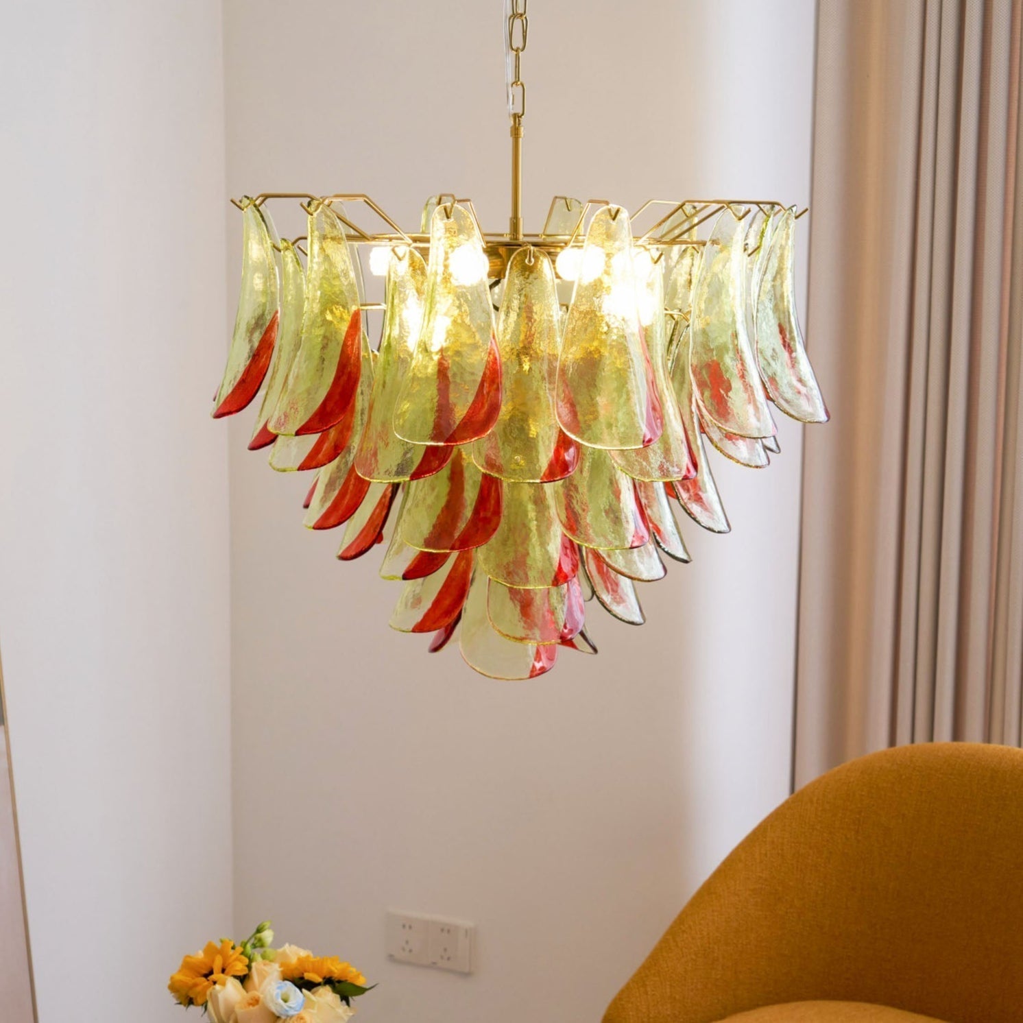 Florentia Murano Glass Chandelier