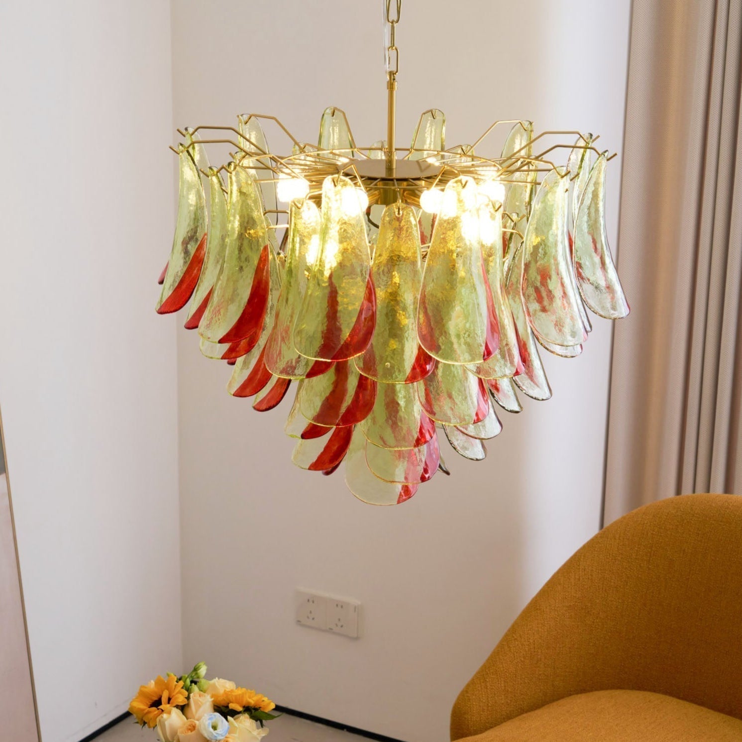 Florentia Murano Glass Chandelier