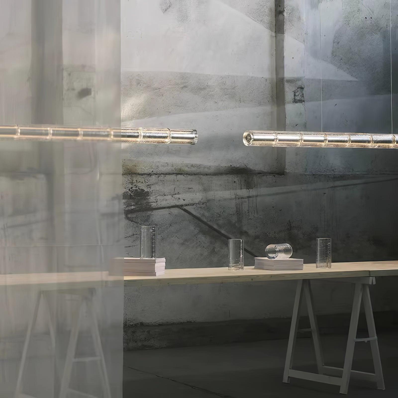 Celestia Linear Glass Pendant