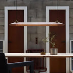 Solenne Brass & Walnut Pendant