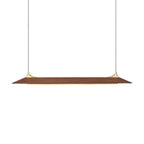 Solenne Brass & Walnut Pendant