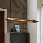Solenne Brass & Walnut Pendant