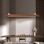 Solenne Brass & Walnut Pendant