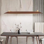 Solenne Brass & Walnut Pendant