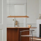 Solenne Brass & Walnut Pendant