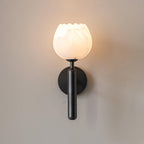 Floral Alabaster Wall Light