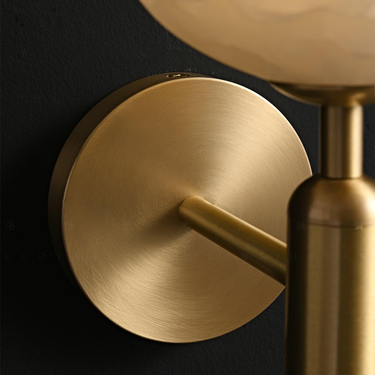 Floral Alabaster Wall Light
