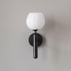 Floral Alabaster Wall Light