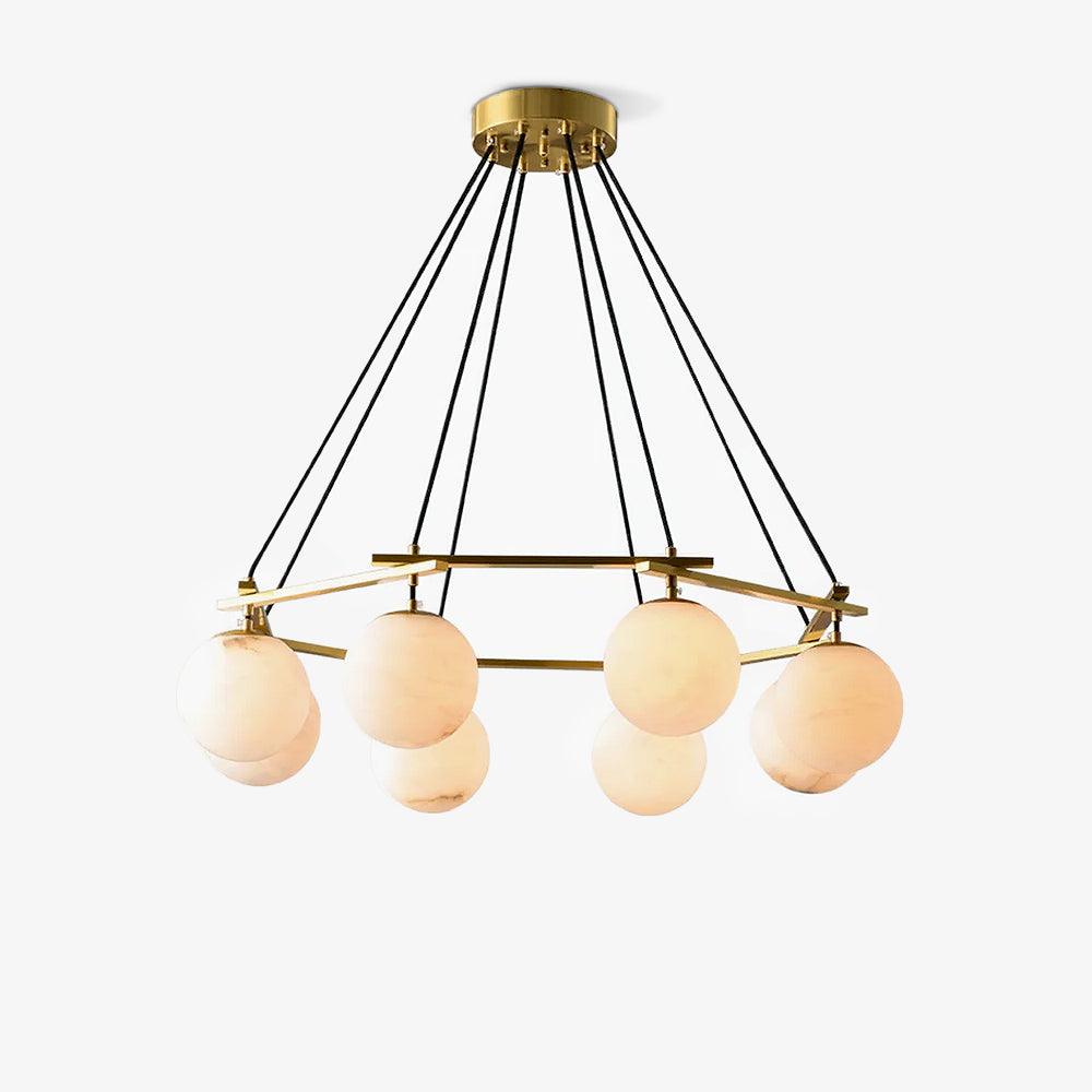 Alabaster Bloom Chandelier
