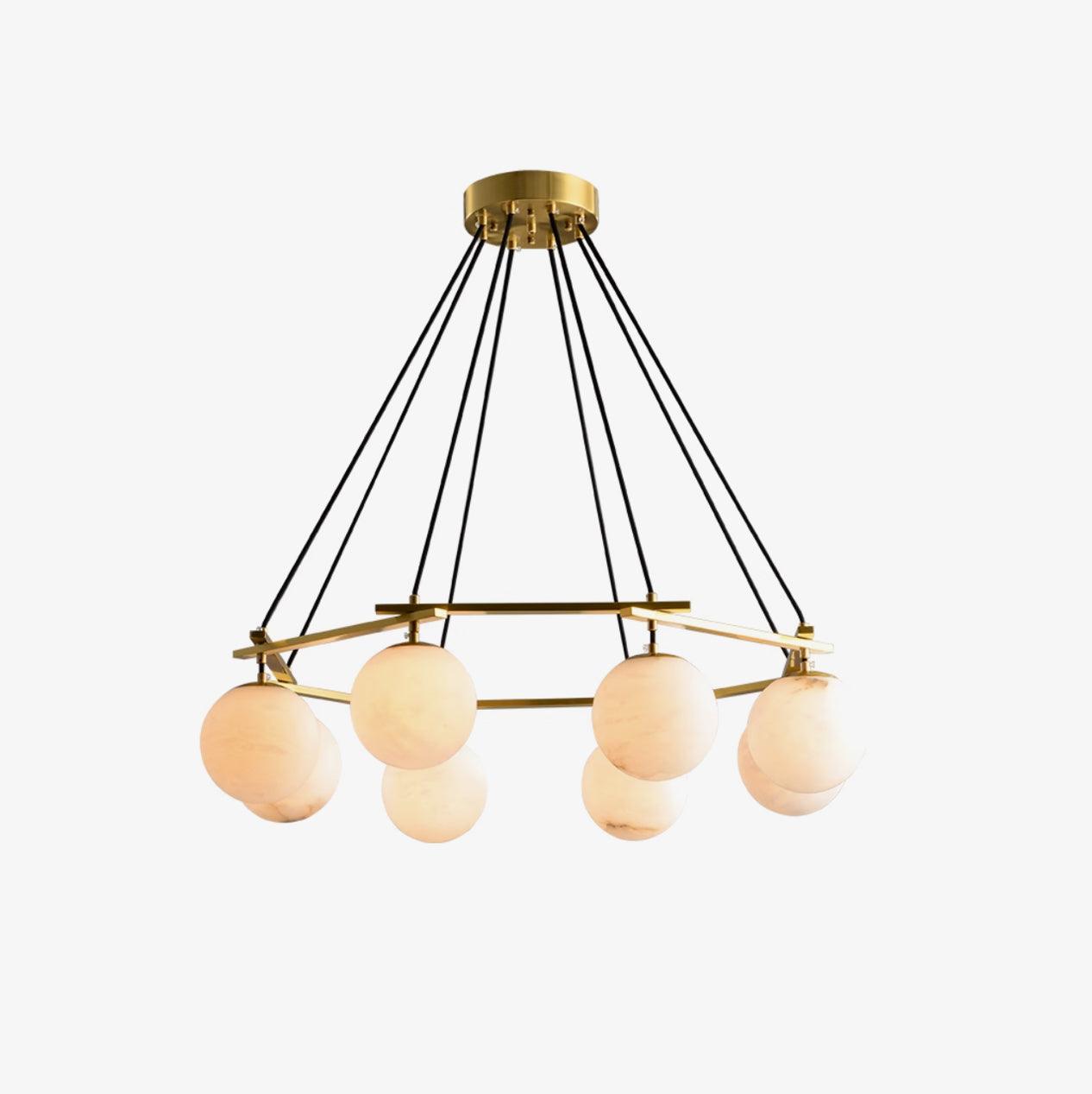 Alabaster Bloom Chandelier